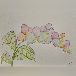 Floral Watercolor Art Print